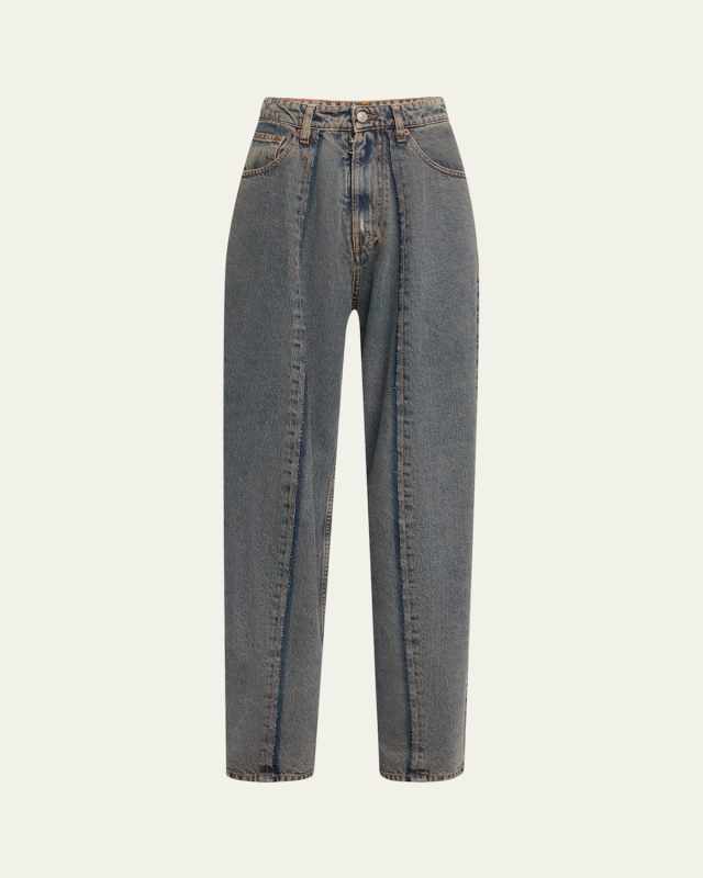Seamed 5-Pocket Jeans